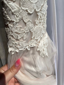 Justin Alexander 'Juliette' wedding dress size-10 PREOWNED