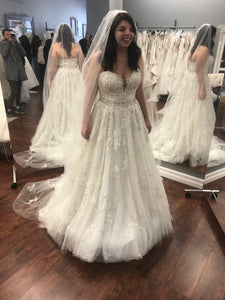 Justin Alexander '8921' wedding dress size-10 NEW