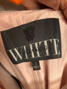 Vera Wang White 'Blush Pink' size 12 used wedding dress view of tag
