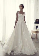Load image into Gallery viewer, Riki Dalal &#39;Camil&#39; size 4 used wedding dress front view on model
