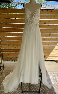 Justin Alexander 'Caia' wedding dress size-10 NEW