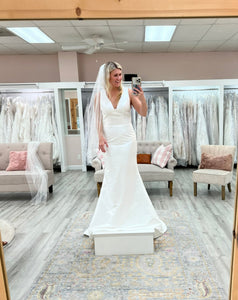 Justin Alexander '88200 Campbell' wedding dress size-08 NEW