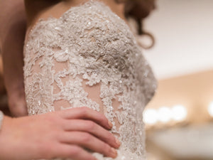 Reem Acra '5540' wedding dress size-02 PREOWNED