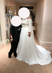 Sincerity '44157' wedding dress size-14 NEW