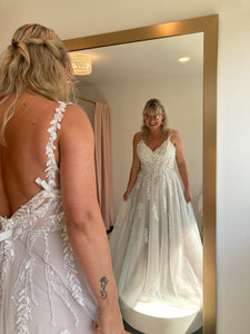 Madi Lane 'Blaise' wedding dress size-10 SAMPLE