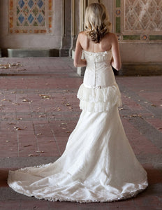 Priscilla of Boston Platinum STYLE PL163 Wedding Dress - Priscilla of Boston - Nearly Newlywed Bridal Boutique - 3
