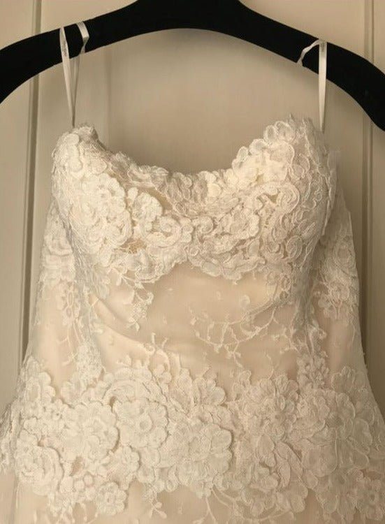 Vera Wang 'Nathalie Luxe Collection' wedding dress size-06 NEW