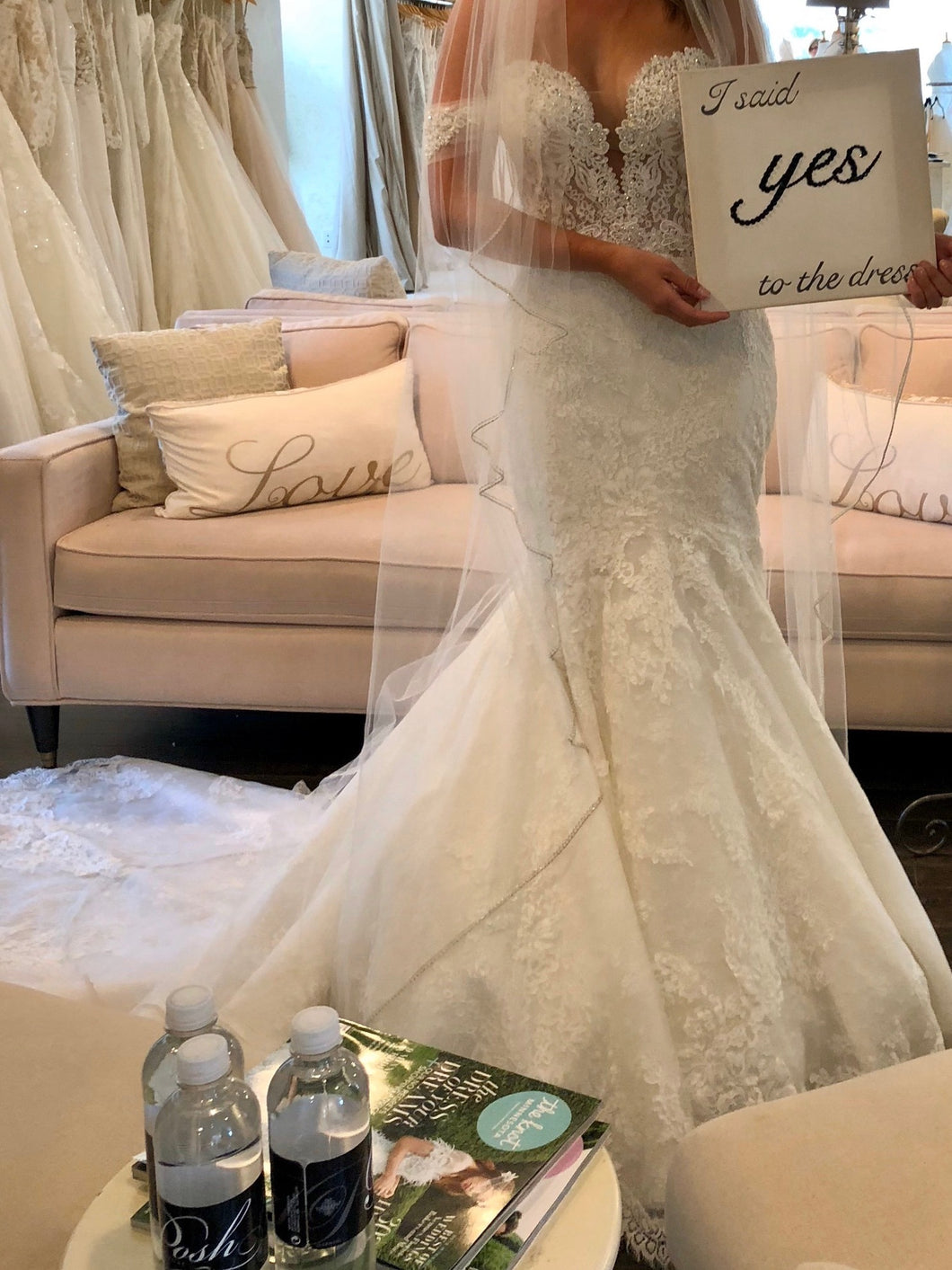 Pronovias 'imelda' wedding dress size-06 NEW