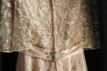 Load image into Gallery viewer, Casablanca &#39;Primrose&#39; size 2 used wedding dress back view on hanger
