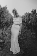Load image into Gallery viewer, Grace Loves Lace &#39;Everly&#39; size 4 used wedding dress front view on bride
