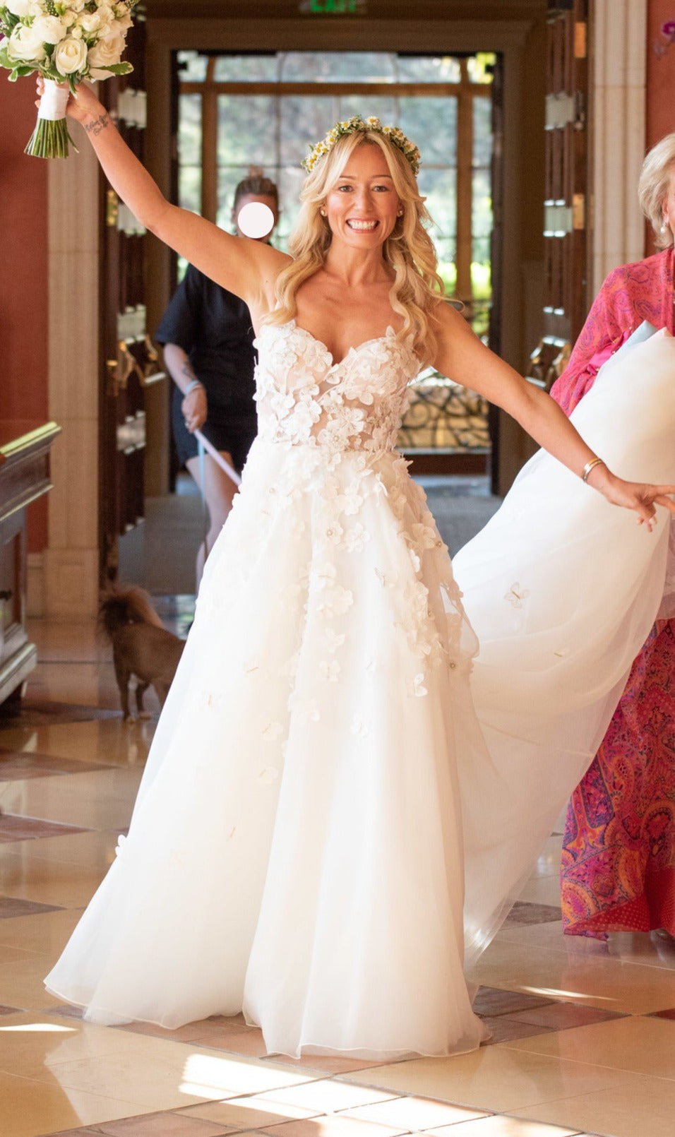 Liz martinez 'Colette' wedding dress size-04 PREOWNED