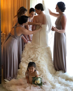 Bijou Bridal  'Custom Store Label “10AK”' wedding dress size-08 PREOWNED