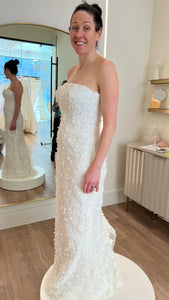 sareh nouri 'Rosalind' wedding dress size-12 PREOWNED