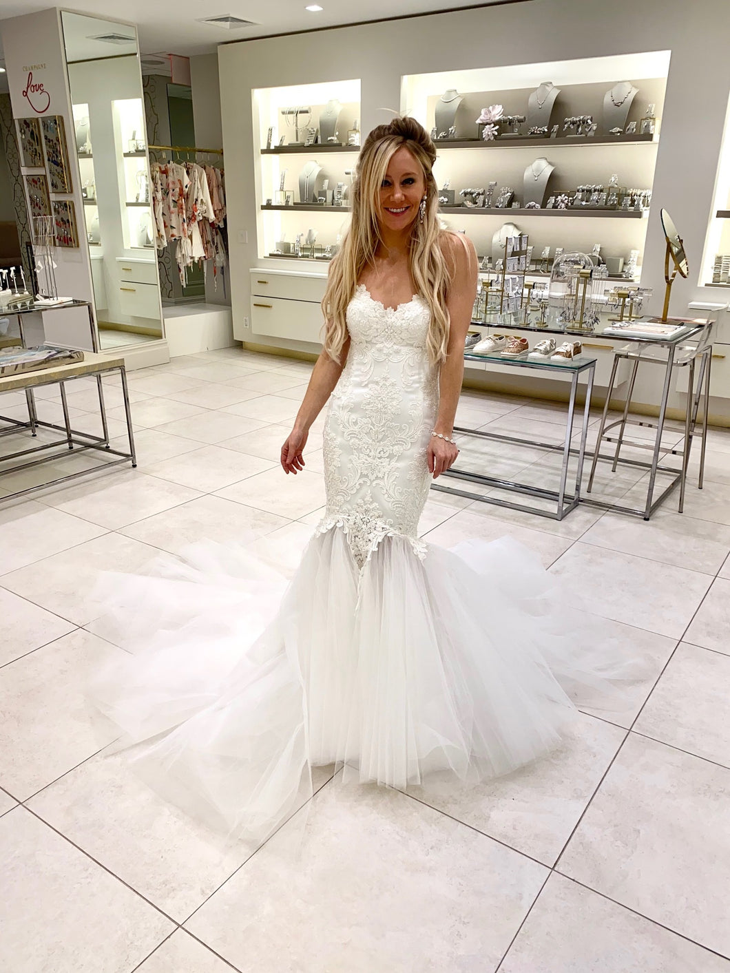 Pnina Tornai '4649' wedding dress size-00 NEW