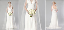 Load image into Gallery viewer, Theia Ruched Chiffon Gown - THEIA - Nearly Newlywed Bridal Boutique - 5
