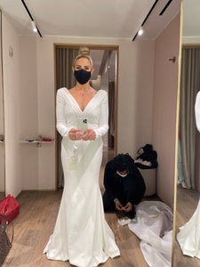 Pronovias 'Burton' wedding dress size-06 PREOWNED