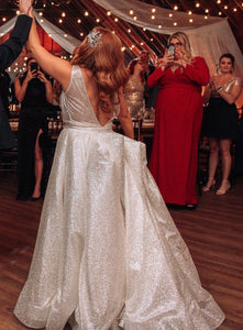 Pnina Tornai 'Love-Detachable Skirt' wedding dress size-10 PREOWNED