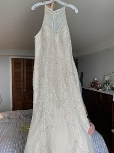 Demetrios '693' wedding dress size-12 NEW