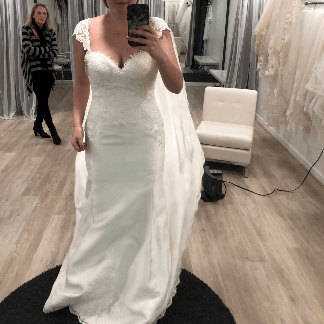 Maggie Sottero 'Laynie' wedding dress size-08 NEW