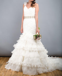 St. Patrick Rosana One Shoulder Wedding Dress - St. Patrick - Nearly Newlywed Bridal Boutique - 4