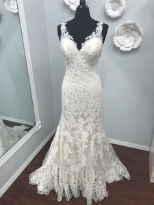 Mori Lee '8115' wedding dress size-04 PREOWNED