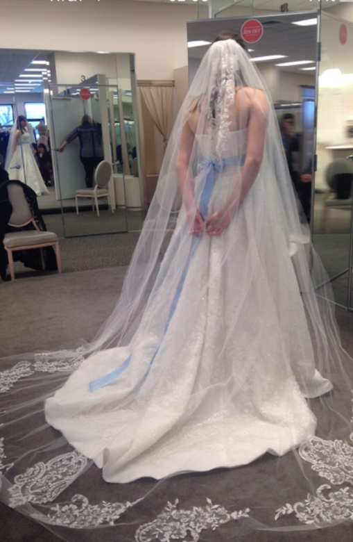 Oleg Cassini 'Swtheart Organza Tull / 14010472' wedding dress size-08 NEW