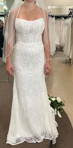 La Perle 'LP2251 Martha' wedding dress size-12 NEW