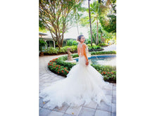 Load image into Gallery viewer, Galia Lahav &#39;Suzzanne&#39; size 4 used wedding dress side view on bride
