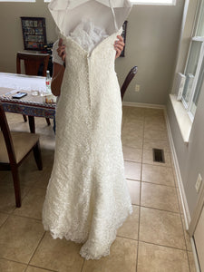 Casablanca 'Unknown' wedding dress size-06 PREOWNED