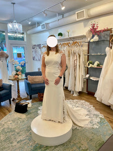 Justin Alexander 'Delia' wedding dress size-04 PREOWNED
