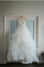 Load image into Gallery viewer, Hayley Paige &#39;Londyn&#39; size 10 new wedding dress front view on hanger
