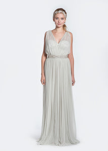 Winifred Bean 'Daisy' Grey Wedding Dress - Winifred Bean - Nearly Newlywed Bridal Boutique - 3