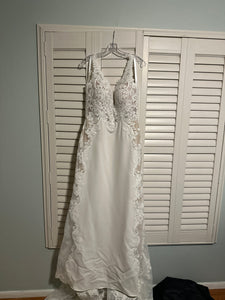 Serena Valentina 'PA1200CR11' wedding dress size-12 NEW