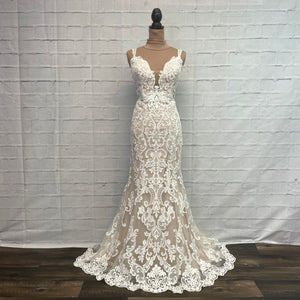 Allure Bridals '3213' wedding dress size-14 SAMPLE