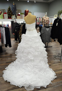 David's Bridal 'SWG492' wedding dress size-08 NEW