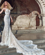 Load image into Gallery viewer, Galia Lahav &#39;Victoria&#39; size 8 used wedding dress front view on model
