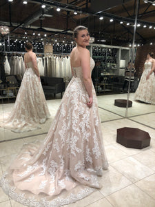 Mia Solano 'Clea' wedding dress size-10 NEW