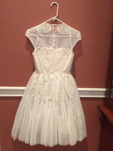 Ted Baker 'unsure' wedding dress size-04 PREOWNED