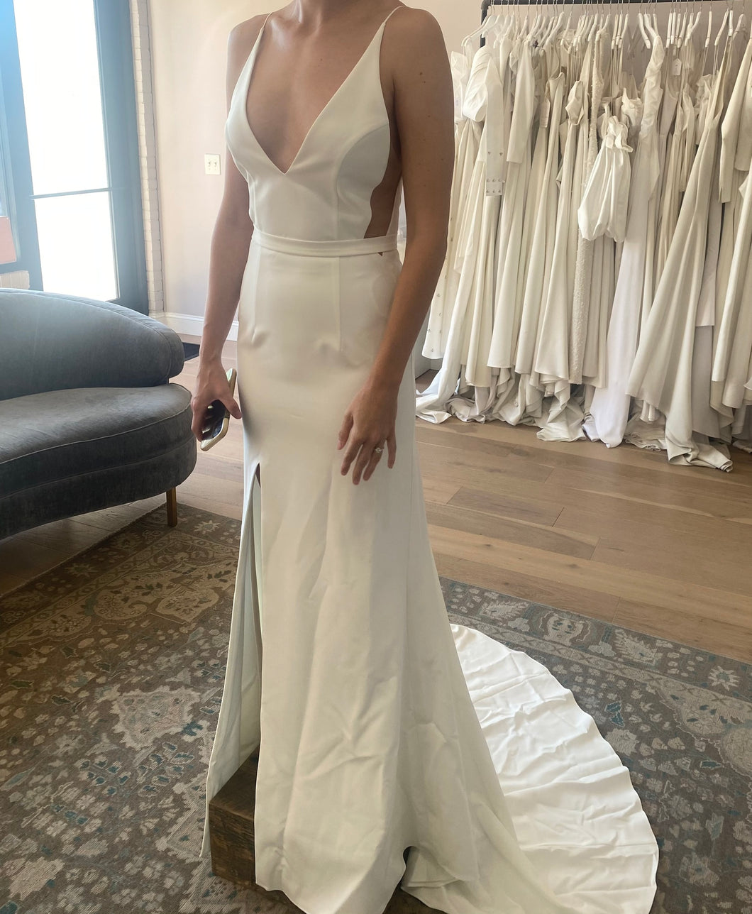 Sarah Seven 'Giovanna ' wedding dress size-04 NEW