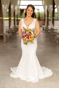 Wtoo '11103' wedding dress size-06 PREOWNED