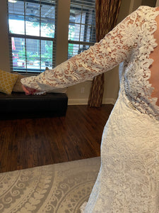 Elizabeth Layne 'Venice Lace' wedding dress size-14 NEW