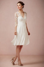 Load image into Gallery viewer, BHLDN &#39;Omari&#39; size 4 used wedding dress front view on model
