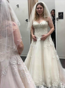 Jewel '7V3836' wedding dress size-10 NEW
