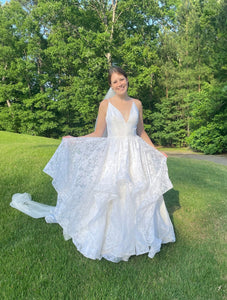Wtoo '10207' wedding dress size-08 SAMPLE