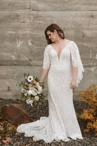BHLDN 'Odalis' wedding dress size-04 PREOWNED