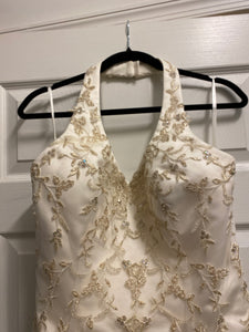 Haute Couture  'Halter mermaid RN#109927' wedding dress size-08 NEW