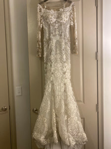 Stephen Yearick '14622' wedding dress size-06 PREOWNED