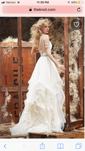 Load image into Gallery viewer, Hayley Paige &#39;Luca&#39; size 4 used wedding dress side view on model
