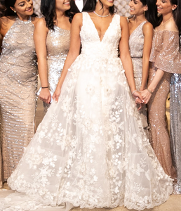 Gemy Maalouf 'W18 5526' wedding dress size-04 PREOWNED