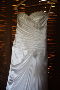 Mori Lee '2505' wedding dress size-06 PREOWNED